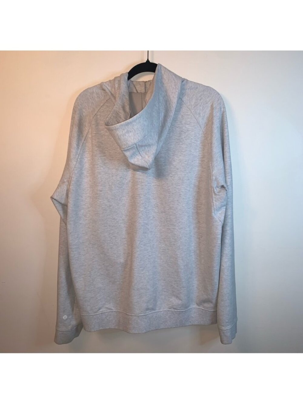 Lululemon City Sweat Full Zip Hoodie Heathered Ultra Light Grey / Sea Salt XXL - Picture 8 of 13